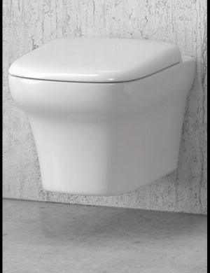 WC sospeso GRACE con sedile freno a ribalta