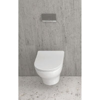 Vaso WC sospeso EOLIS 52x35x30 cm con sedile freno a ribalta
