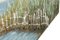 Dipinto Su Tela Mulino Cm 120X3.7X80