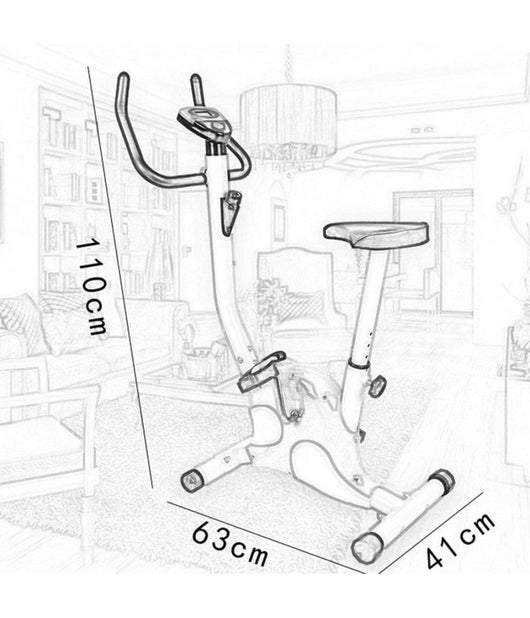 Cyclette Da Casa Spinning Bike Bici Interno Con Sedile Regolabile Multifunzione         