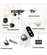 Cyclette Display Lcd Regolabile Trasmissione A Cinghia Doppio Volano Magnetico         