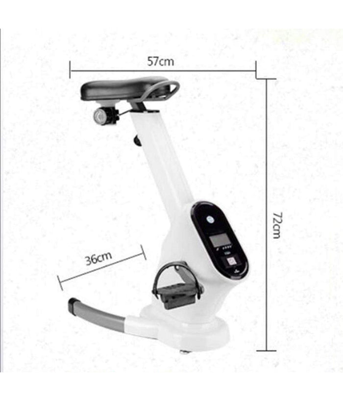 Cyclette Display Lcd Regolabile Trasmissione A Cinghia Doppio Volano Magnetico         