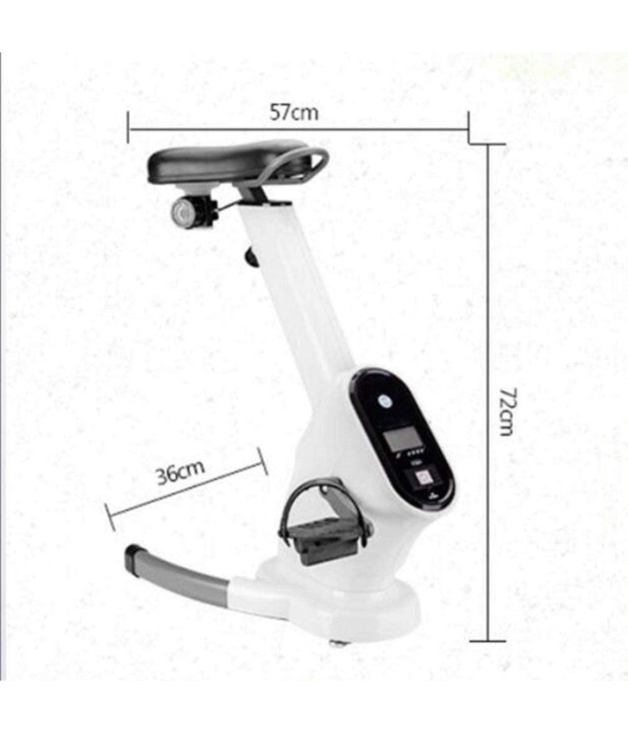 Cyclette Display Lcd Regolabile Trasmissione A Cinghia Doppio Volano Magnetico         