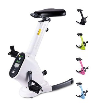 Cyclette Display Lcd Regolabile Trasmissione A Cinghia Doppio Volano Magnetico         