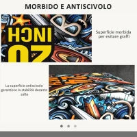 Plyo Box 3 Altezze Jumping Box Antiscivolo per Casa e Palestra, 61x51x41 cm, Multicolore