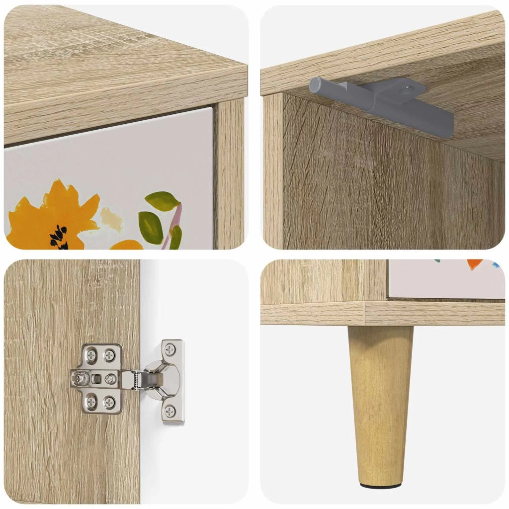 Armadio da Notte MAINZ Rovere Sonoma 36 x 33 x 50 cm 8007219