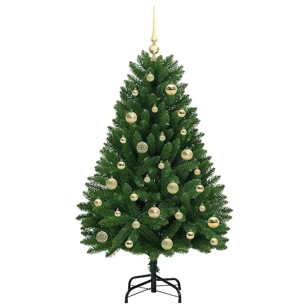 Albero di Natale artificiale Verde 120 cm PVC e Metallo