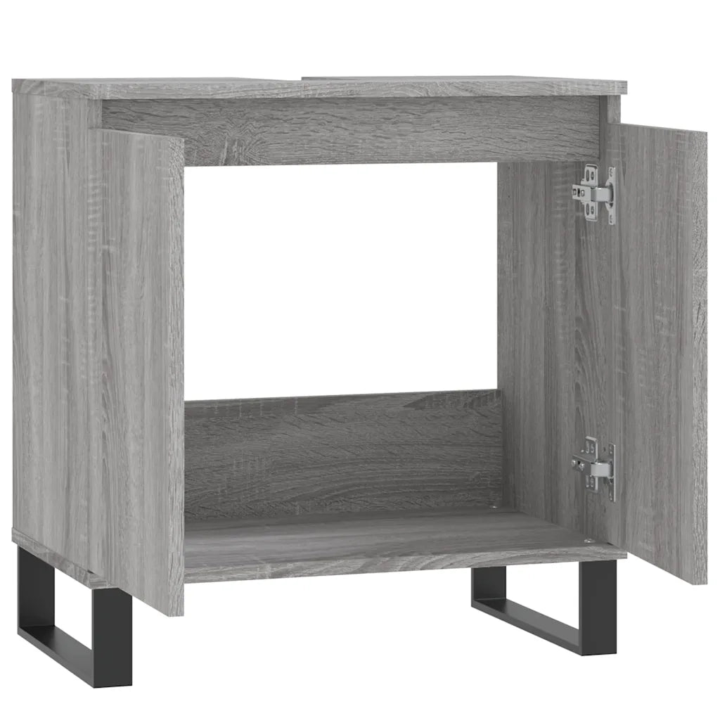 Mobile da Bagno | Armadio da bagno Grigio Sonoma 58x33x60 cm in Legno Multistrato