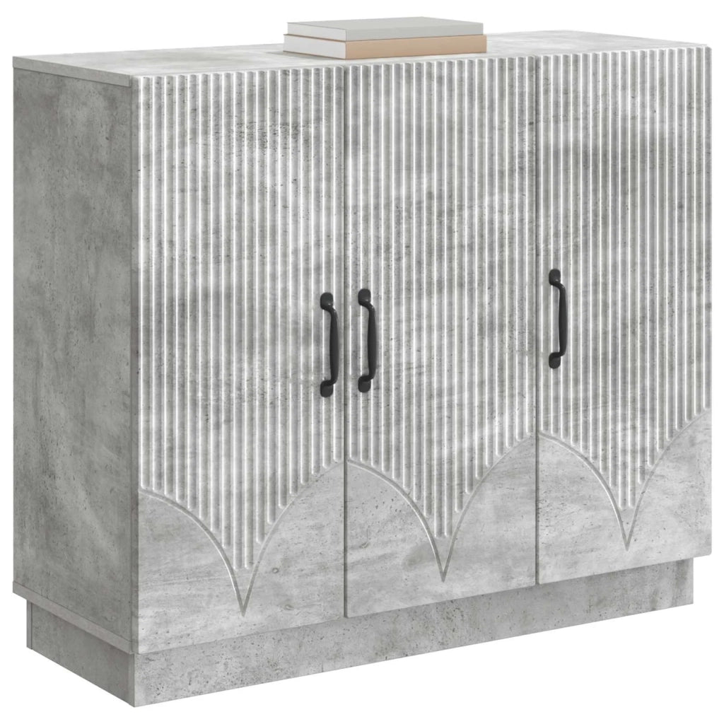Credenza Grigio Cemento 89 x 34,5 x 77 cm Legno ingegnerizzato 895338