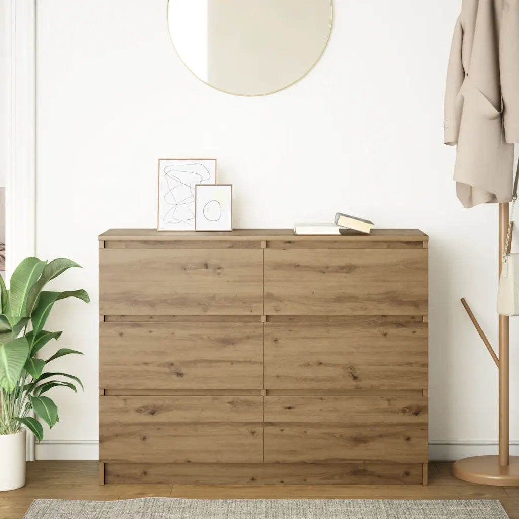Credenza Rovere Artigianale 100x35x76 cm in Legno Multistrato 3328506