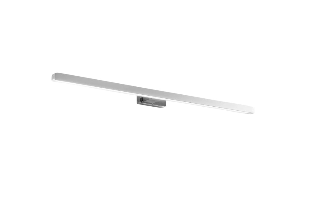 APPLIQUE LED LANCER CROMO FISSAGGIO PARETE E SPECCHIO 13W 1000LM 4000K IP54 75x9x4CM