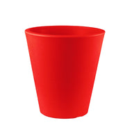 Vaso Single tondo in resina Ø 35 cm Veca Color: ROSSO FUOCO
