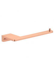 Porta carta igienica da parete NIL in ottone oro rosa lucido 15,8 cm