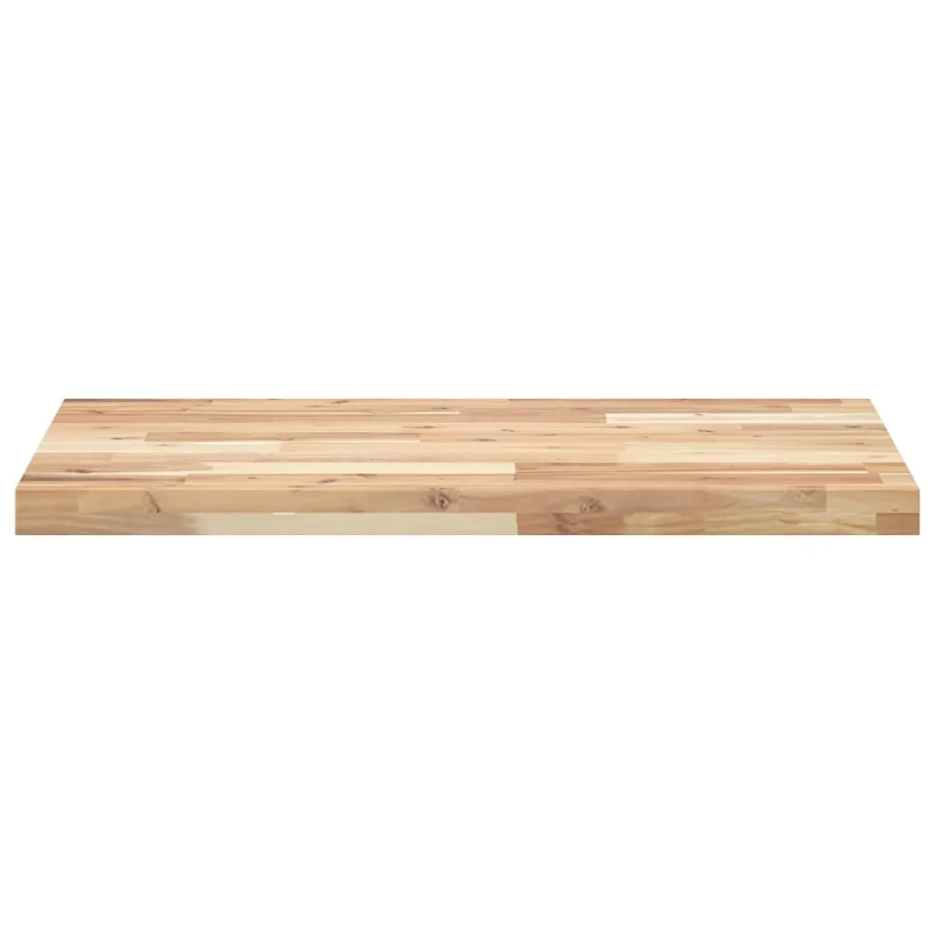 Piano Tavolo | Superficie Tavolo | Piano Scrivania Rettangolare 140x50x4cm Legno Massello di Acacia