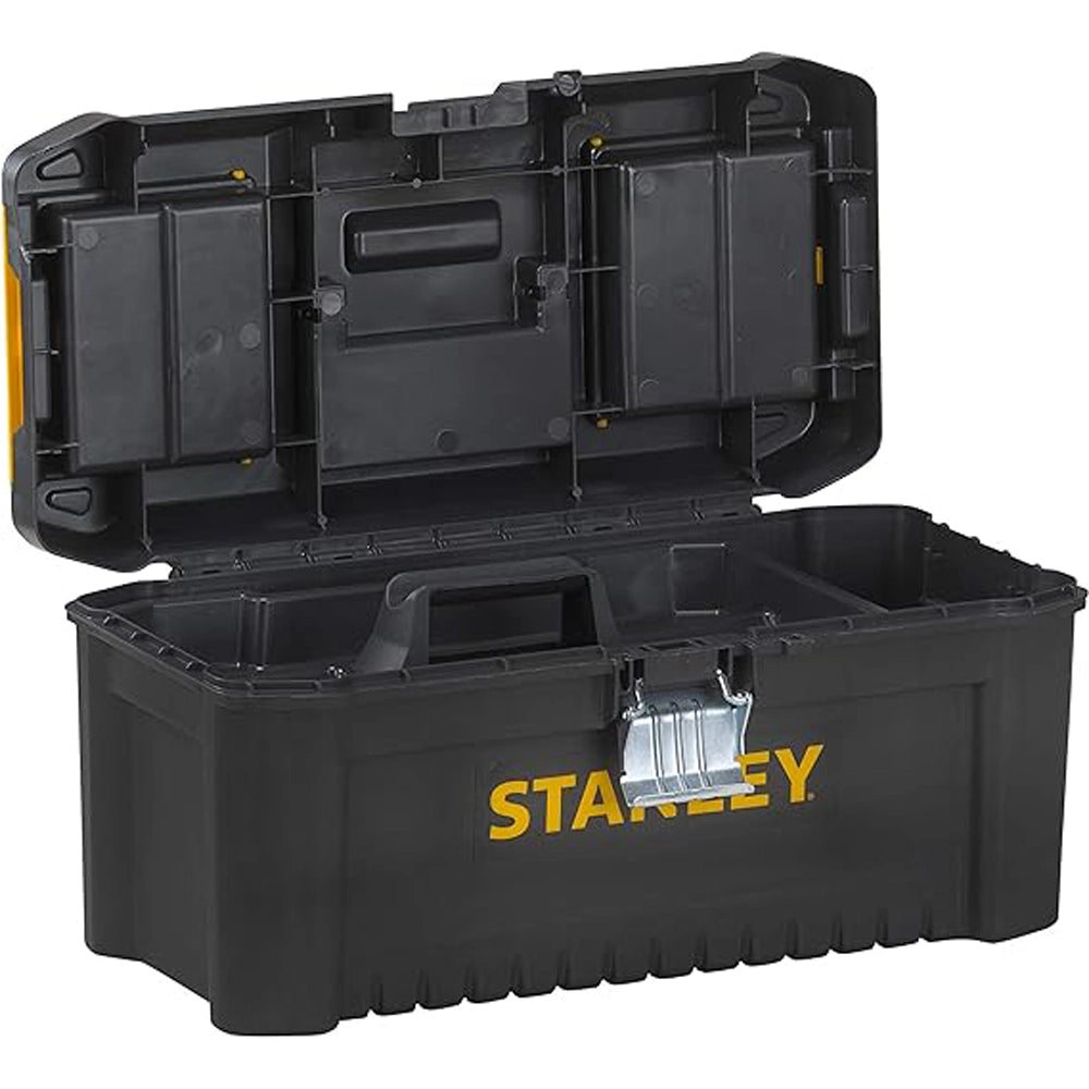 Cassetta porta attrezzi utensili minuterie 16" con vaschetta estraibile stanley