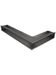 Griglia di ventilazione Angolare per camino 95x800x450 - Loft Angle sinistra grafite