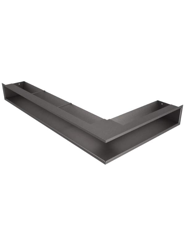 Griglia di ventilazione Angolare per camino 95x800x450 - Loft Angle sinistra grafite