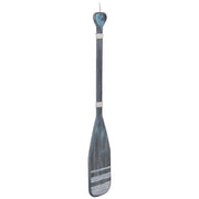 Figura decorativa a forma di remo in legno blu 17x2x97h cm