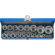 SET SERIE BUSSOLE ESAGONALI 18pz 1/2" 8-32mm KIT CHIAVI Cr-V CONDOR 1196