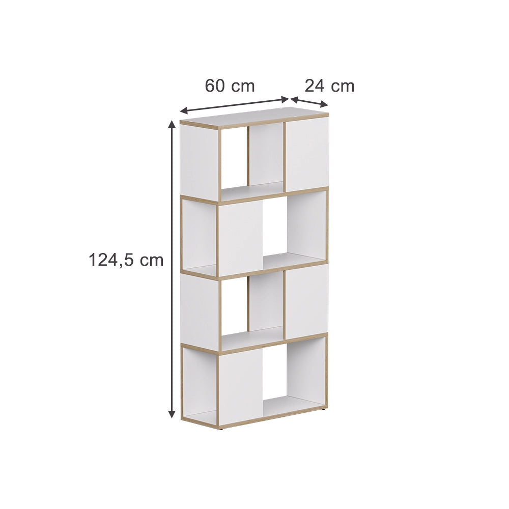Vicco Divisorio per ambienti Bianco/quercia 60 x 124.5 cm