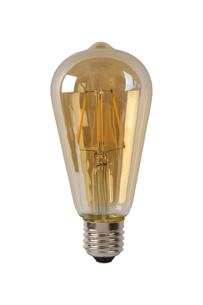 Lampadina LED filamento E27 5W ambra ovale Lucide
