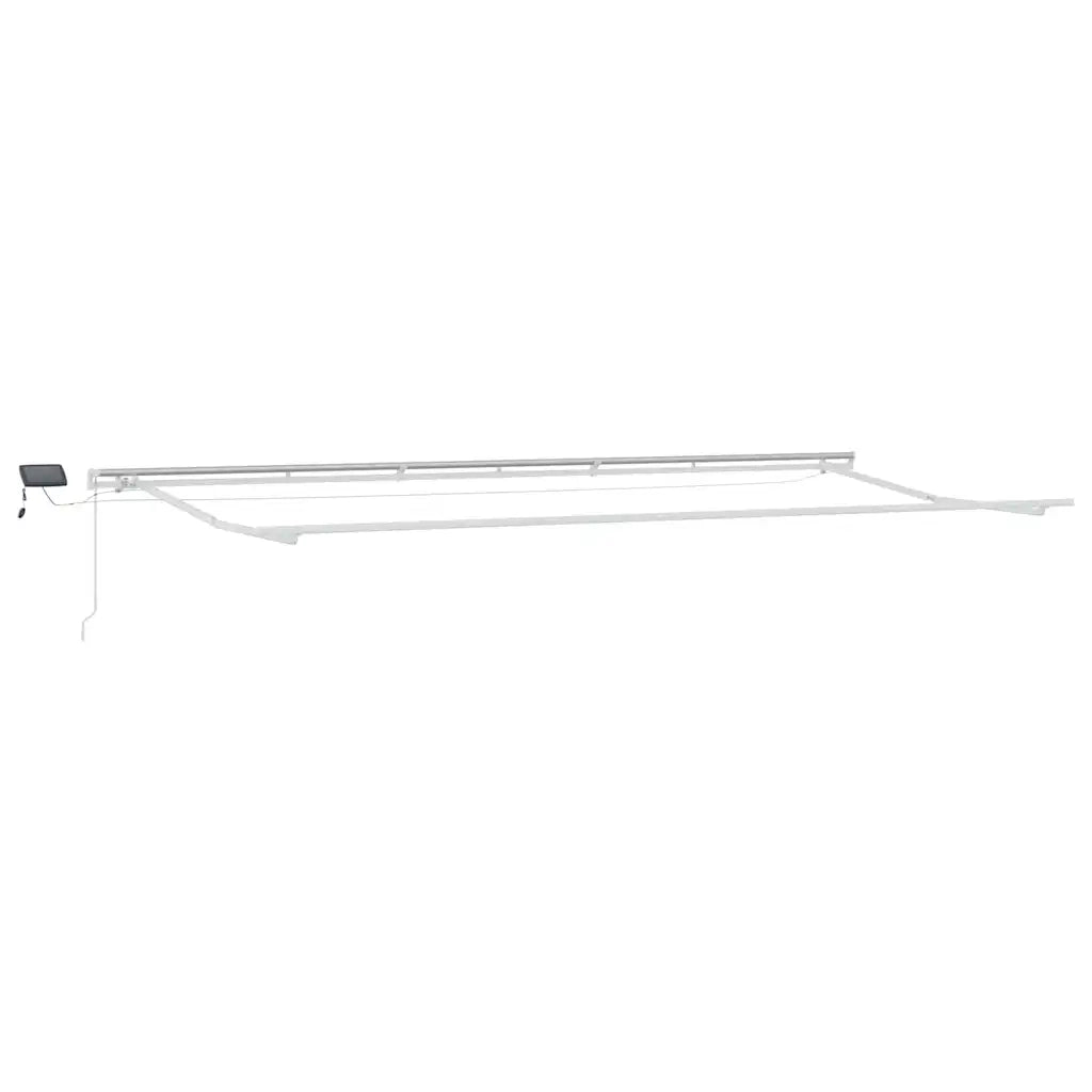 Tenda Retrattile Verde e giallo 600 × 300 cm Tessuto e acciaio 3331686