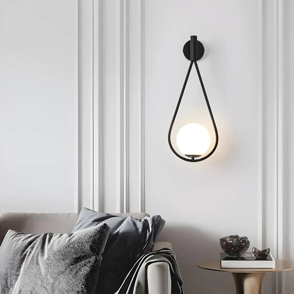 Lampada Da Parete G093-1w Black White