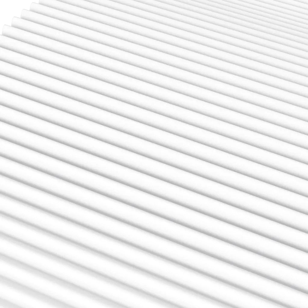 Materasso in Schiuma Bianco 100x220cm Durezza H2 H3