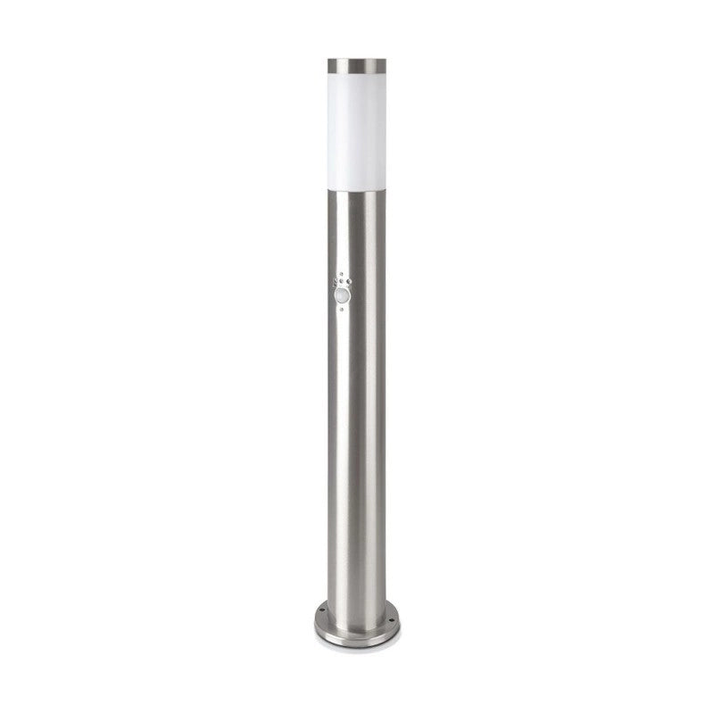 Lampada da bollard E27 80 cm con nichel in acciaio inossidabile del sensore PIR IP44