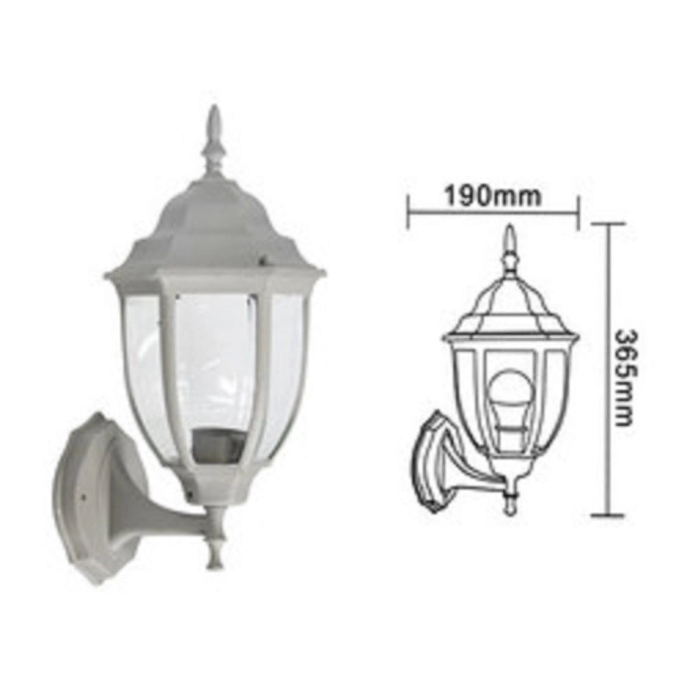 Trade Shop - Lanterna Da Giardino Antica Lampada Parete Applique Da Esterno A Muro Retrò Es09 -