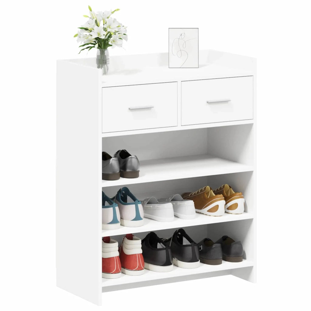 Mobile per scarpe Bianco 73,5 x 36 x 92 cm Legno ingegnerizzato 8011323
