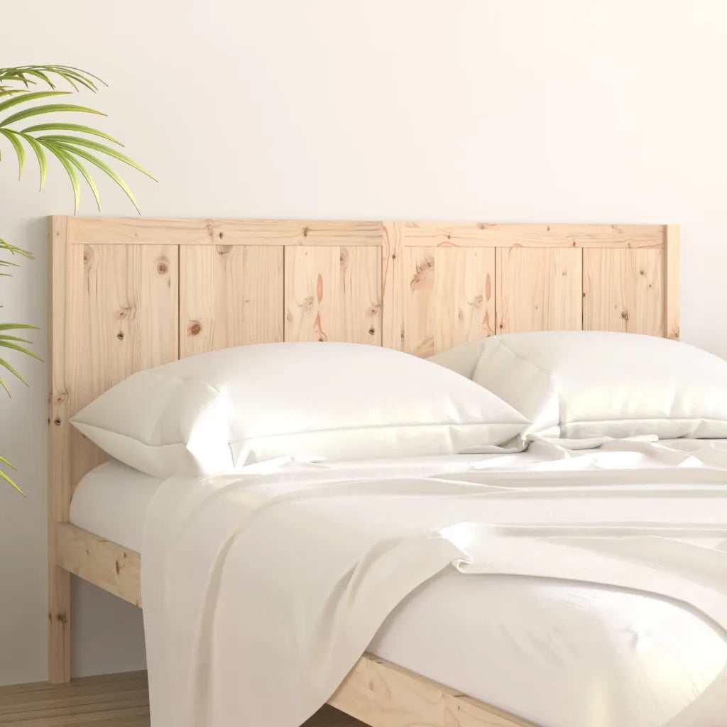Testiera per Letto 205,5x4x100 cm in Legno Massello di Pino