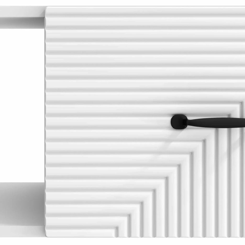 Tavolino da salotto Bianco Lucido 90 x 50 x 40 cm