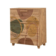 Cassettiera Dacia, Settimino multiuso, Comò camera da letto, Mobile con cassetti, 80x43h95 cm, Quercia