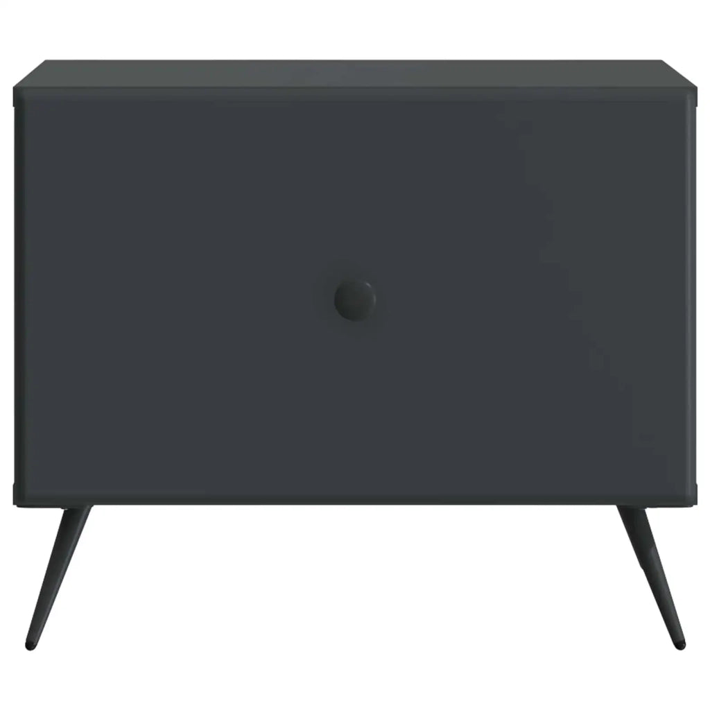 Tavolino da salotto Nero 49 x 50 x 40 cm Legno ingegnerizzato