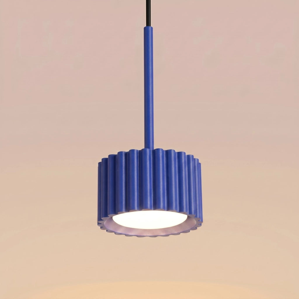 Lampada a sospensione AURA 1 oltremare Gx53