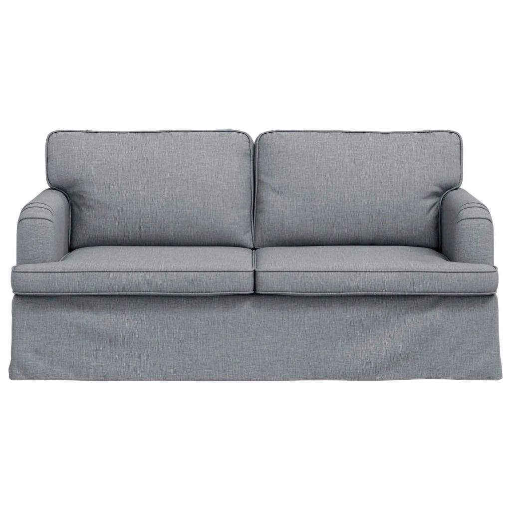 Divano | Divano da soggiorno | Sofa Grigio chiaro 162 x 80 x 85 cm Tessuto