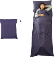 Asciugamano per Sacco da Soggiorno 210 x 75 cm Travel Liner con Comparto per Cuscino per Hotel Campeggio Escursionismo Alpinismo