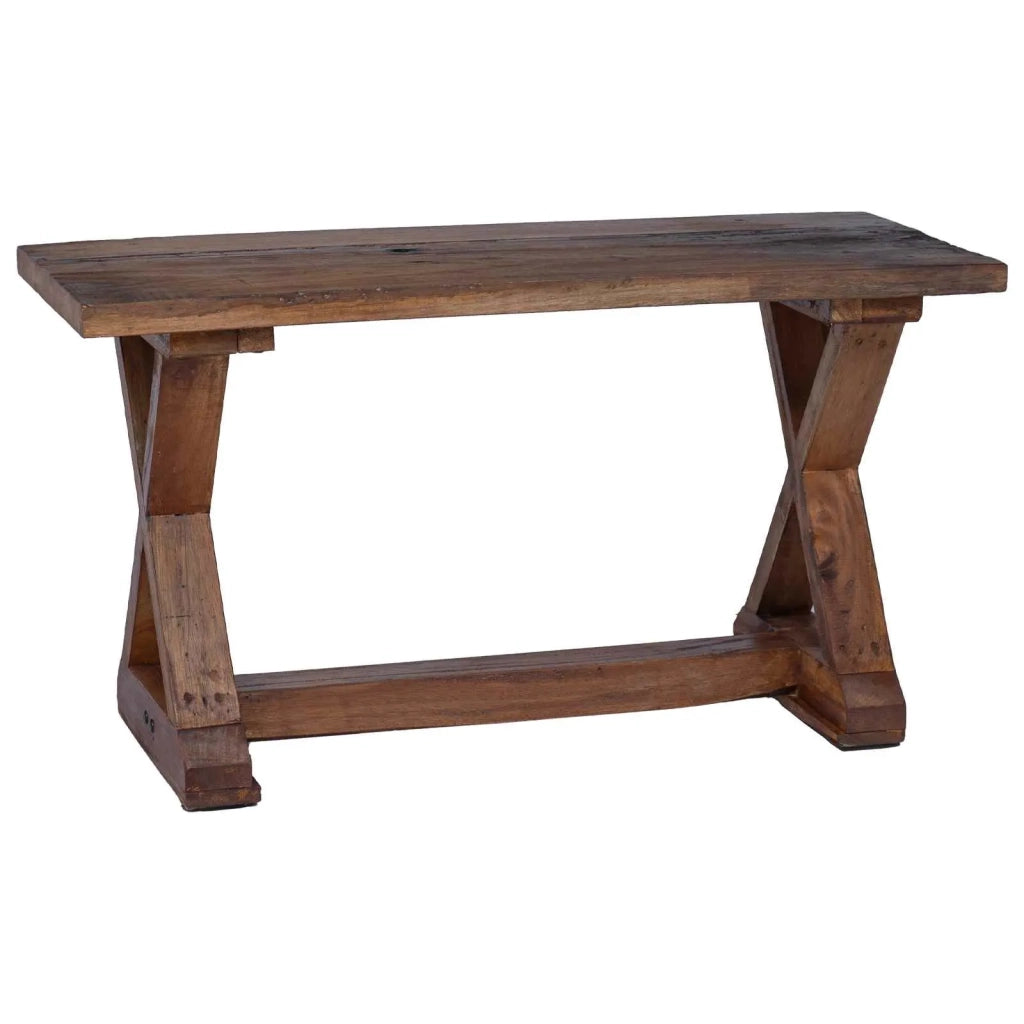panchina Naturale 85 x 35 x 46 cm Legno massello di recupero