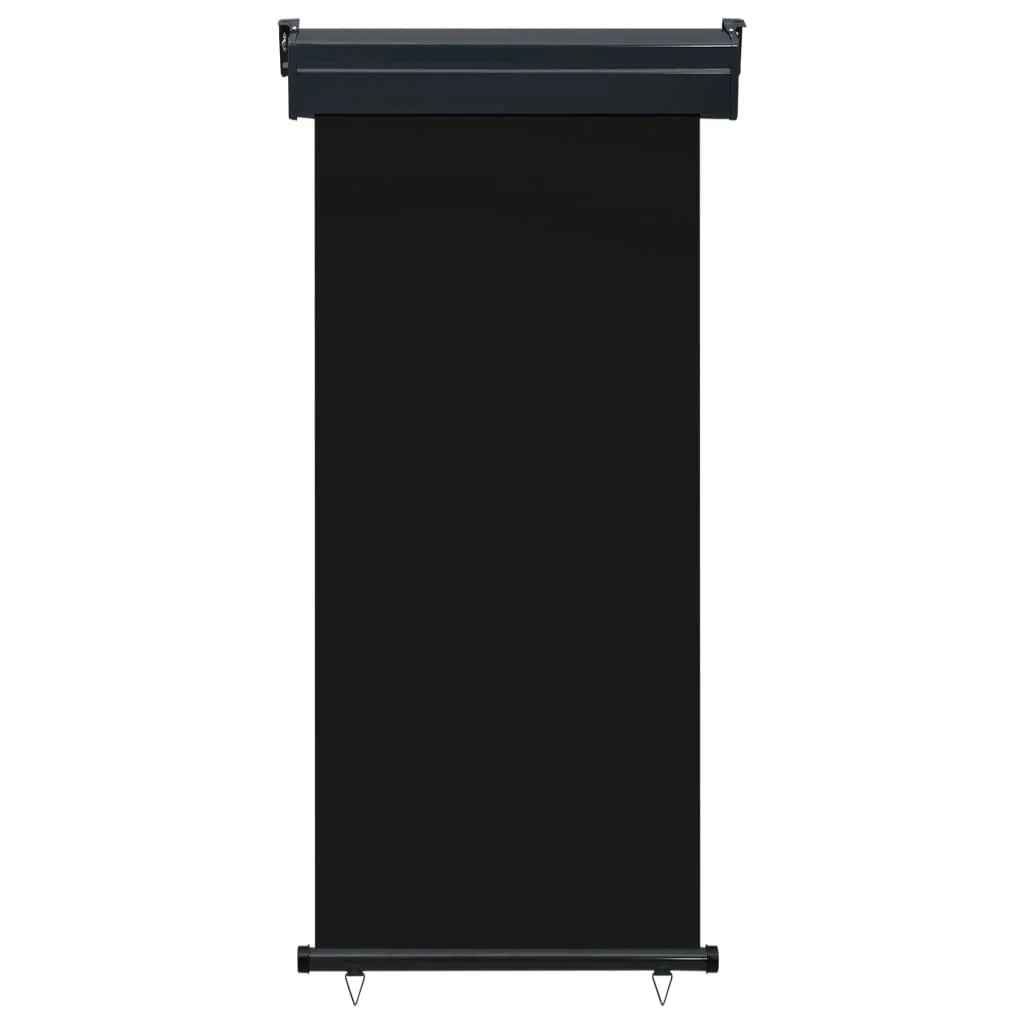 Tenda da sole laterale retrattile/schermo privacy per patio giardino terrazza balcone 80 x 250 cm nero 02_0007042