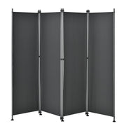 Schermo divisorio 215 x 170 cm grigio 03_0001062