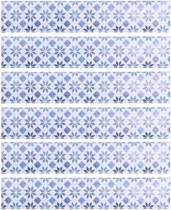 Tappeti di scala ceramici idrorepellenti - stile semplice - 6 pezzi - per ufficio casa hotel - scale rimovibili
