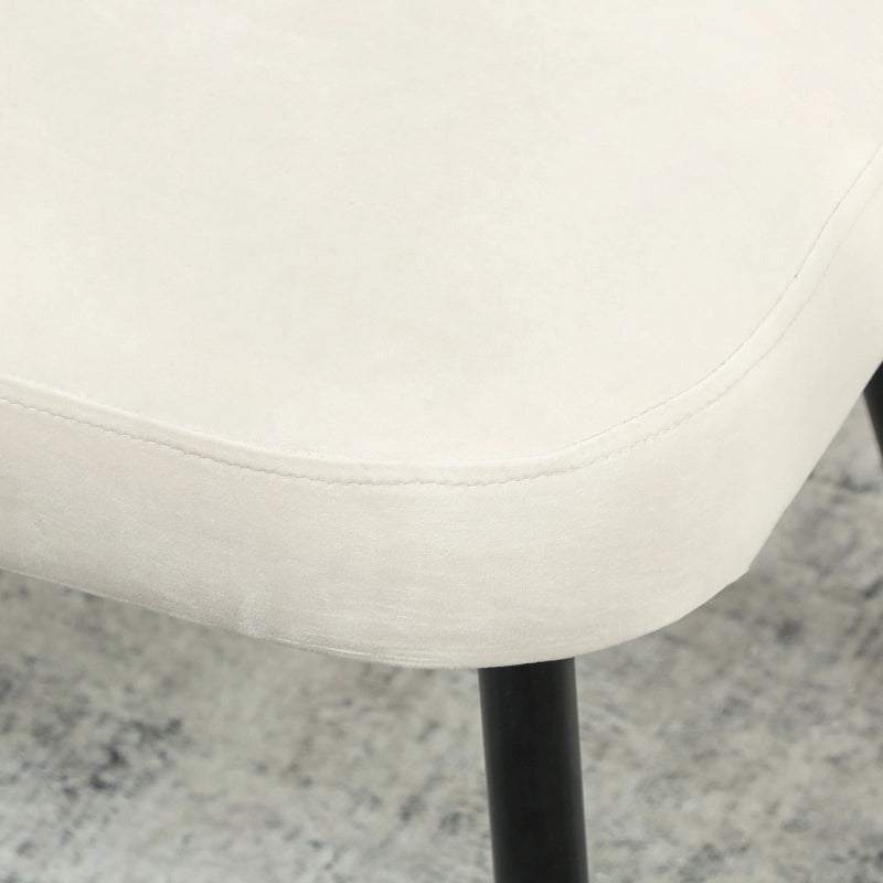 DIVANO 2 POSTI moderno 127x63x84,5 cm Beige in metallo