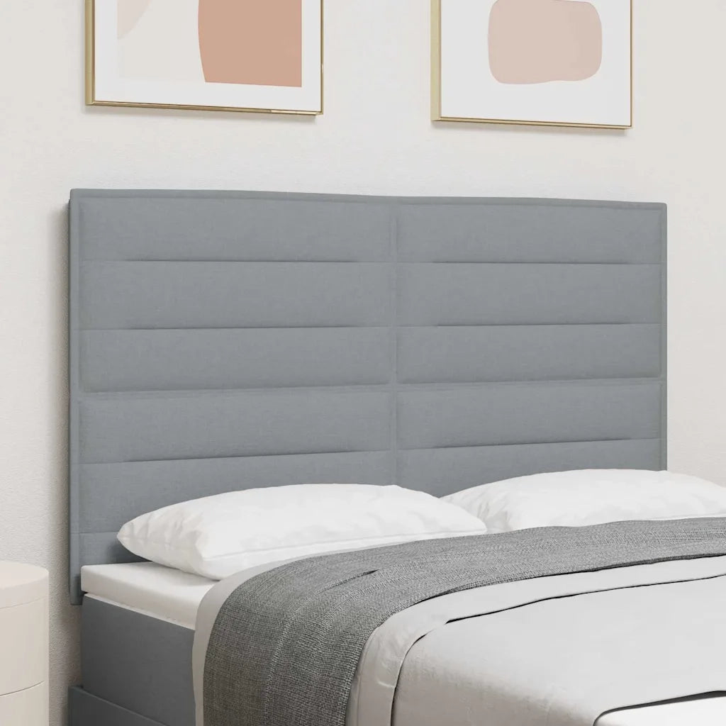 Testiera | Testata Grigio chiaro 160 cm Tessuto