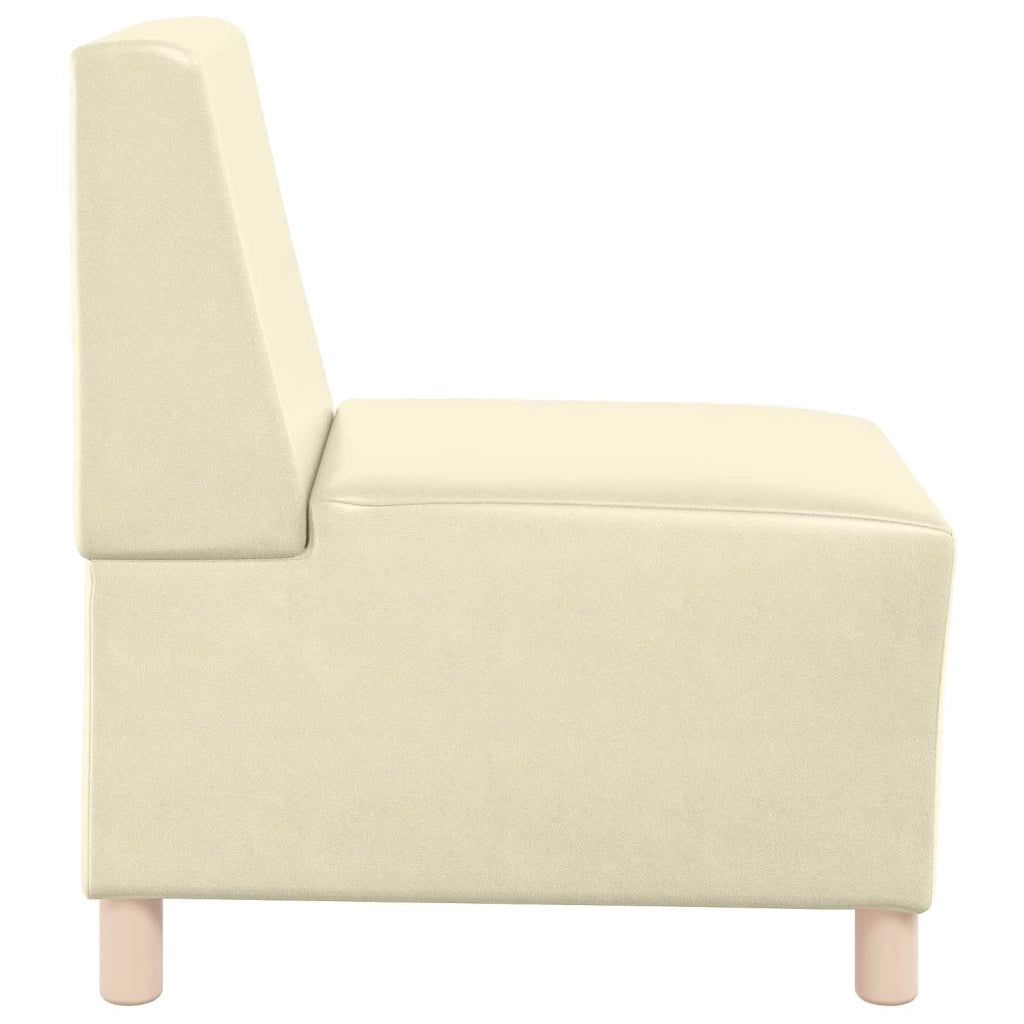 | Unità di Divano Modulare Senza Braccioli | Crema 55 x 74 x 82 cm 4108488