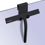 Douchewisserset 23 cm - Wissers in silicone, per la doccia con acciaio inox (nero)