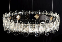 Plafoniera Led In Cristallo App1041-cp + Telecomando