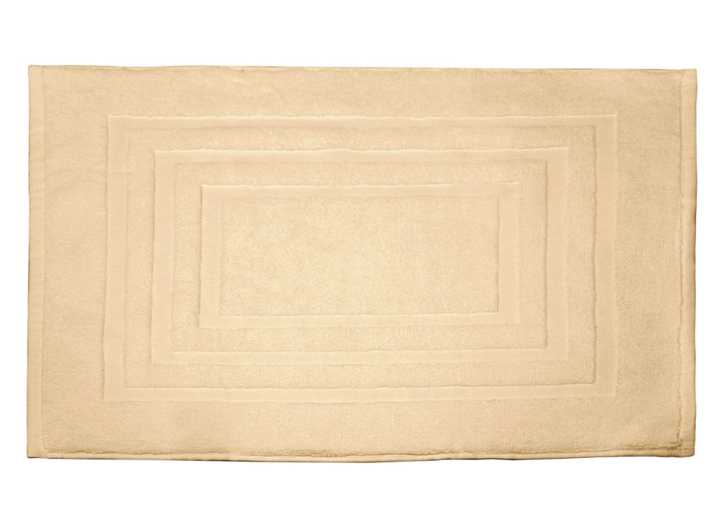 Tappeto Casa Bagno Morbido 50x65cm Tinta Unita 100% Cotone Modello Sophie - Tappeto - Caffelatte