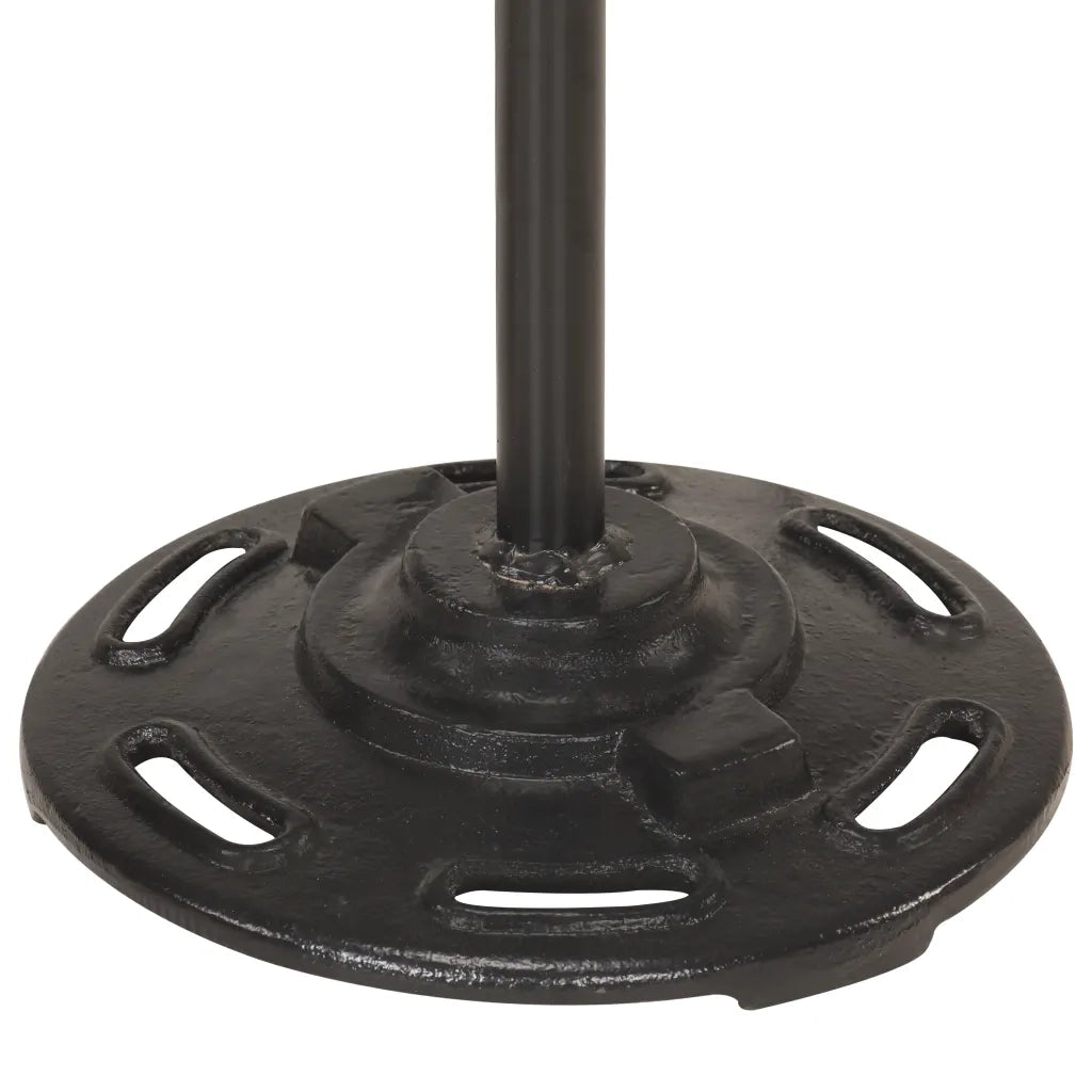 Lampada da Pavimento con 2 Paralumi Nera E27 in Ghisa CFW5670979