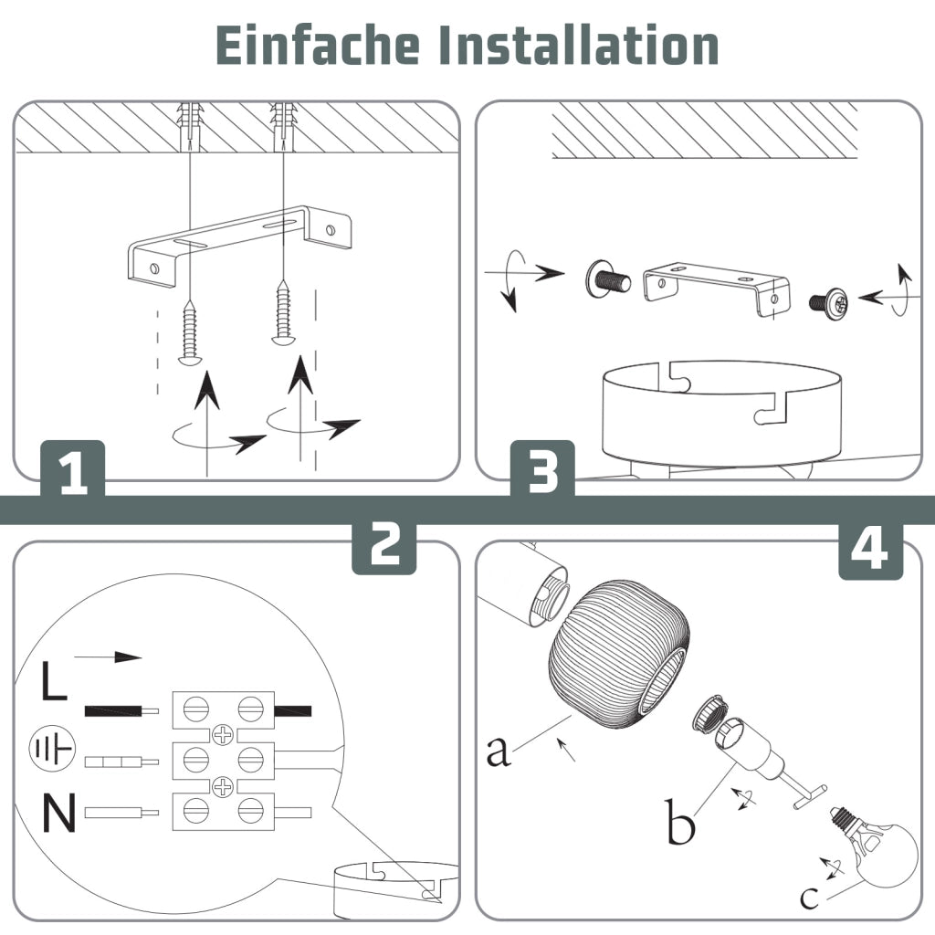 ZMH Faretto da soffitto moderno in metallo GU10 nero a 2 fiamme